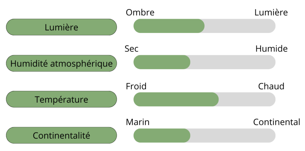 Caractéristiques climatiques